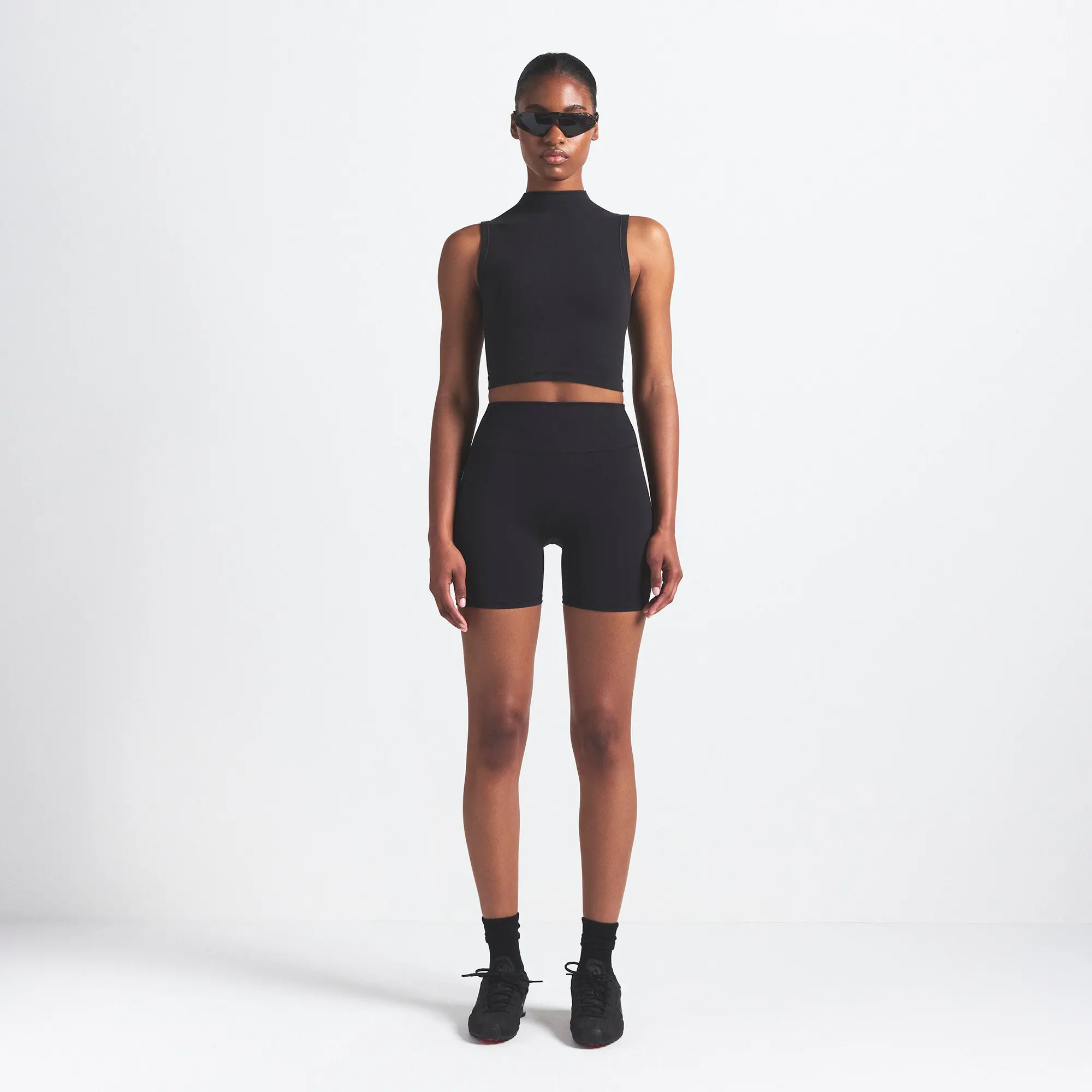 Mock Neck Bra Top